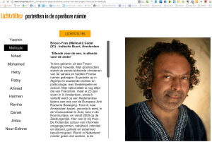 Foto portret Mellouki Cadat (53) door Iona Hogendoorn