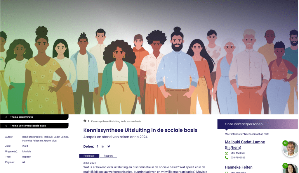 Kennissynthese “Uitsluiting in de sociale basis”. Aanpak en stand van zaken anno&nbsp;2024